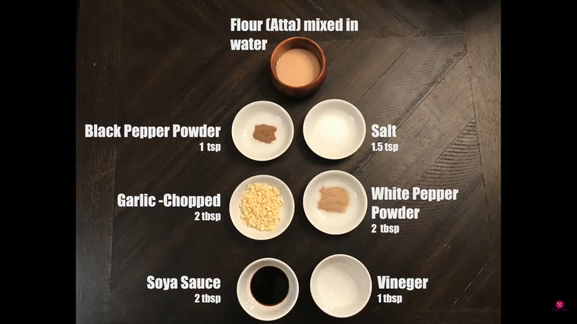 spices required for spring rolls