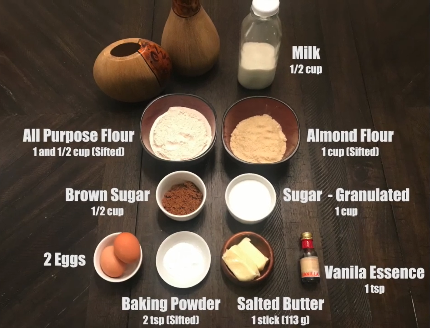 almond cake ingredients 