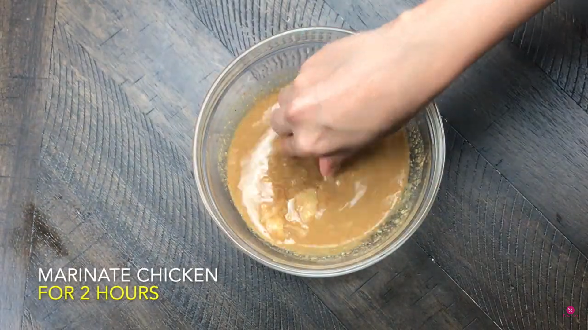 marinating chicken fillet in the batter