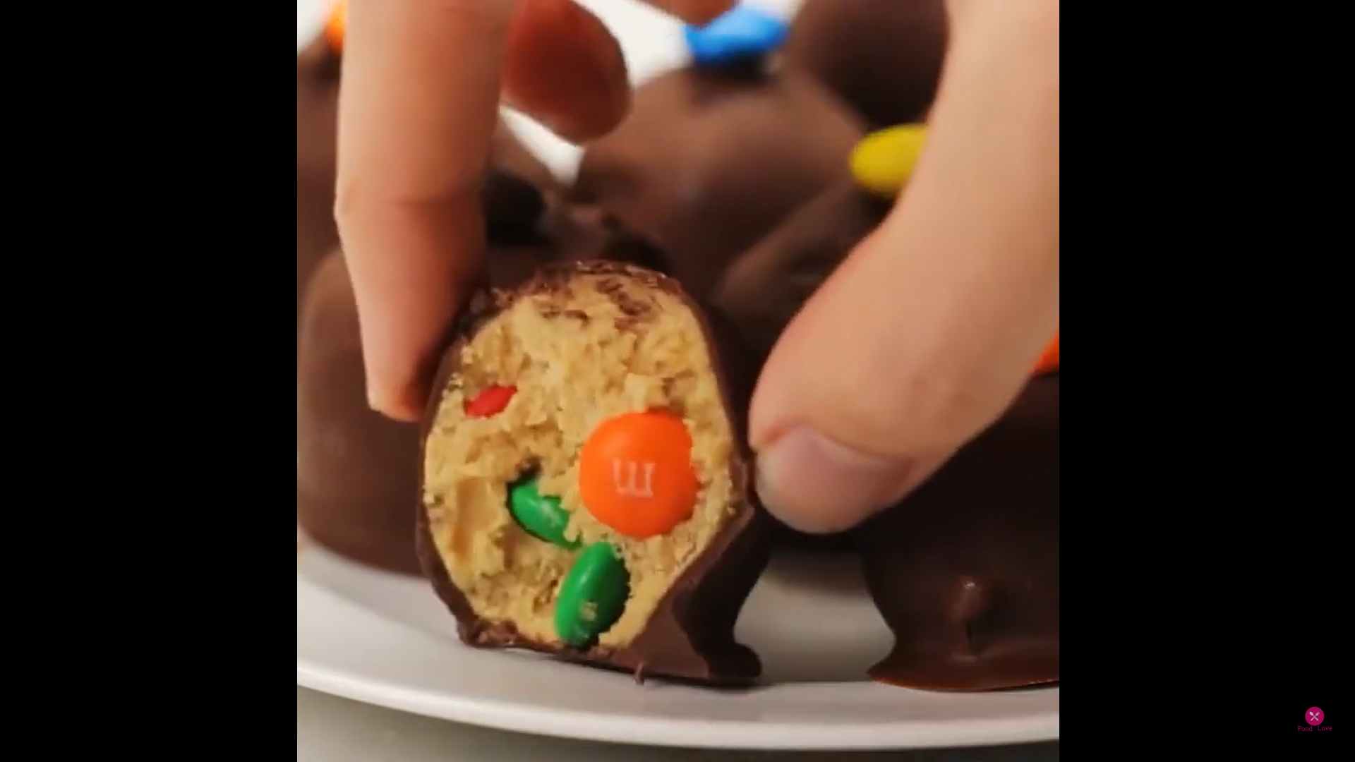 chocolate and peanut butter balls