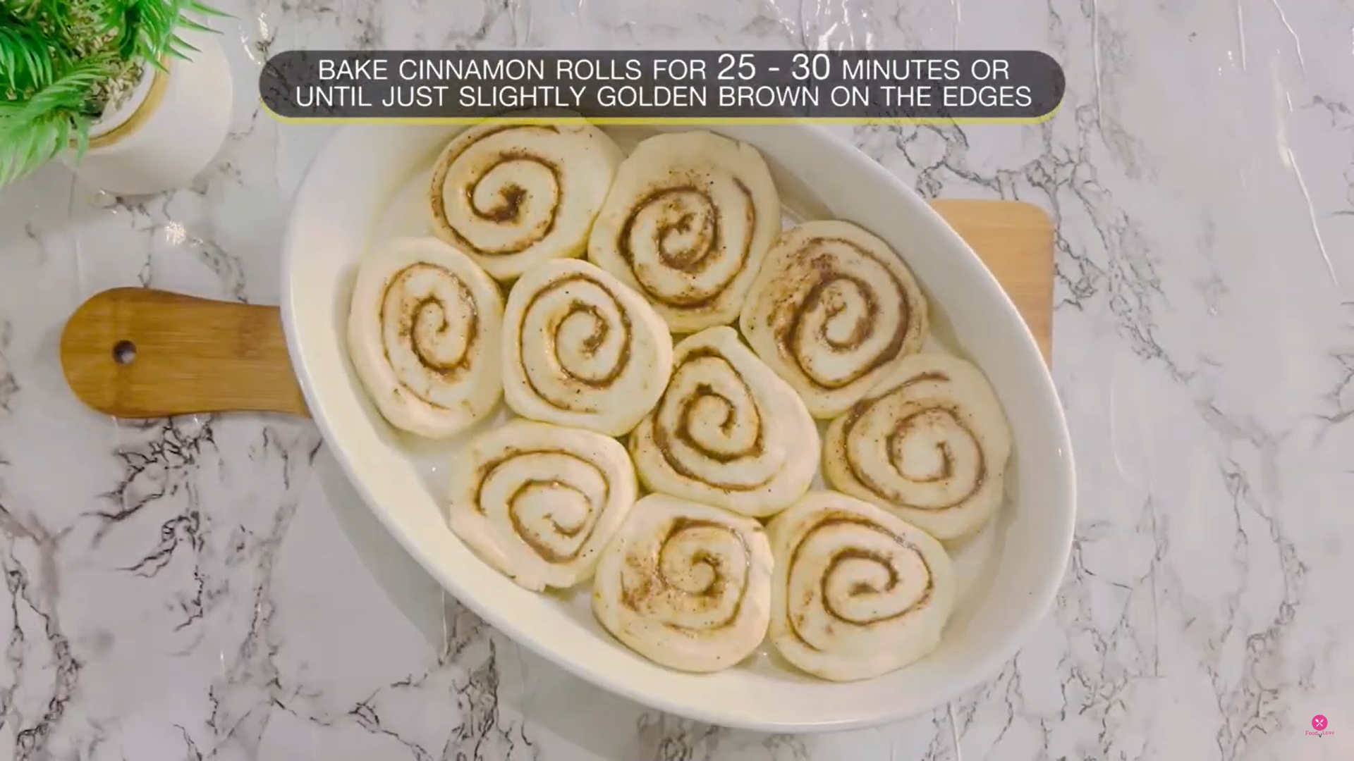 cinnamon rolls are ready to bake