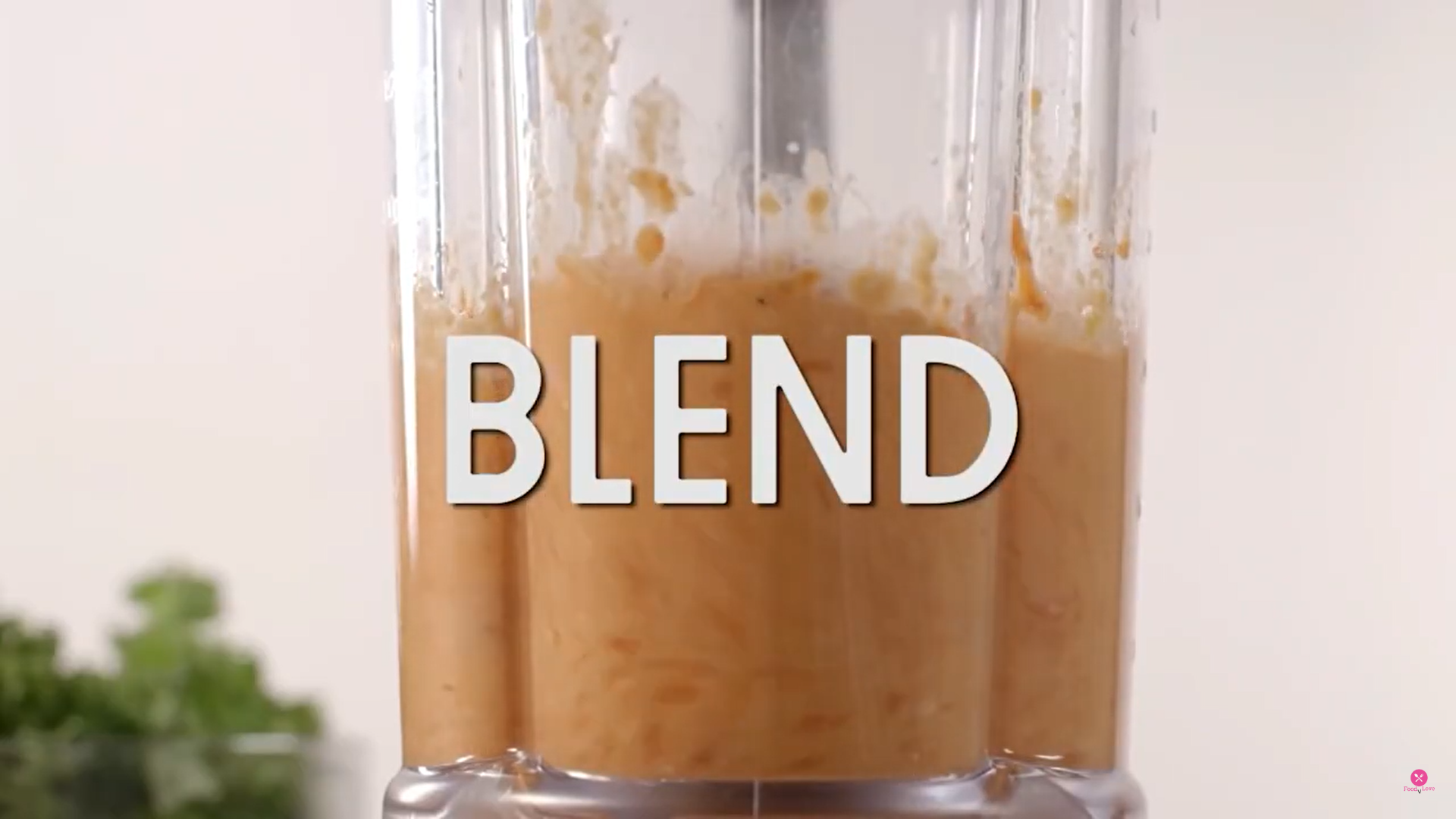 blending all the ingredients