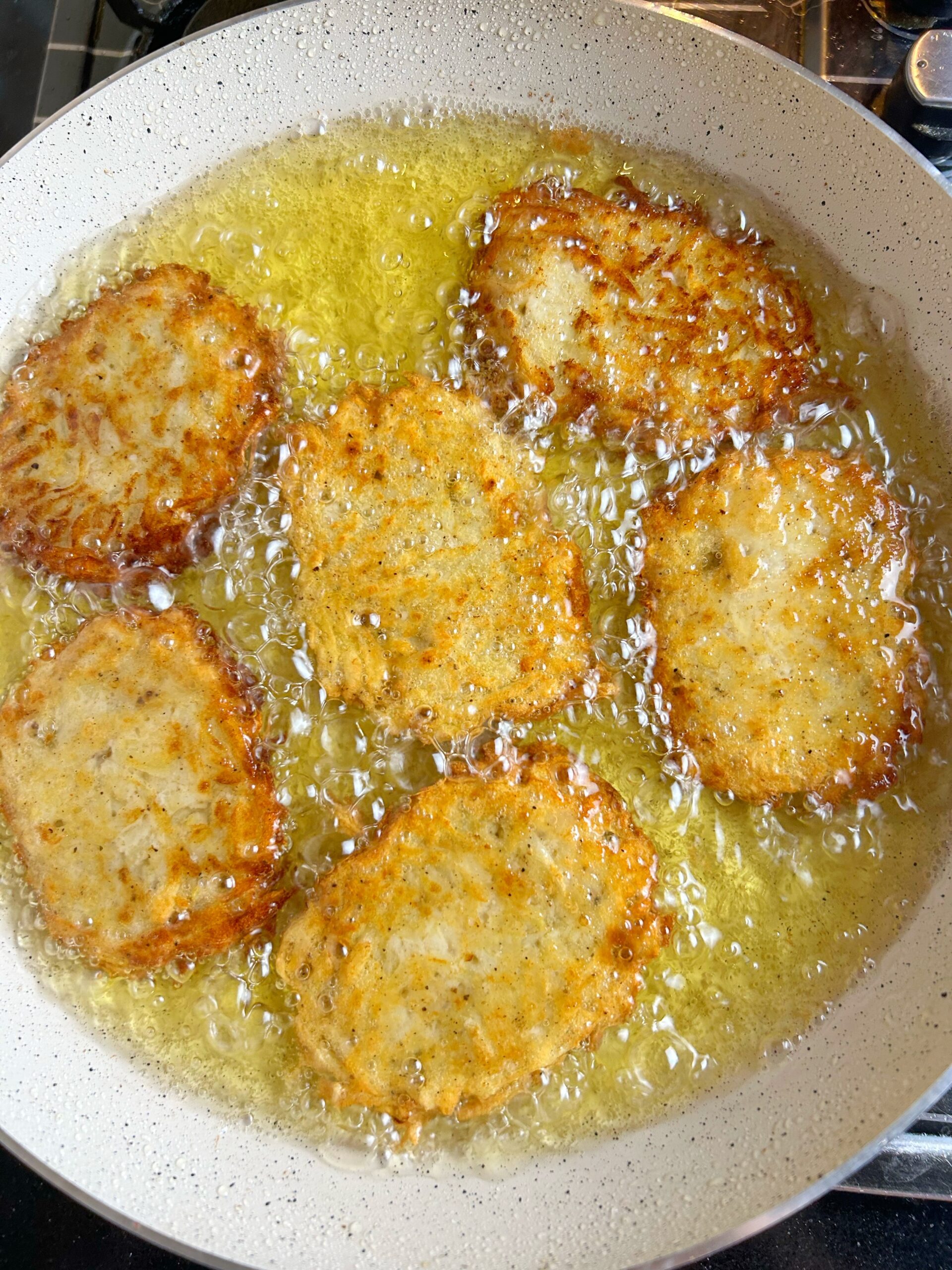 frying hash browns