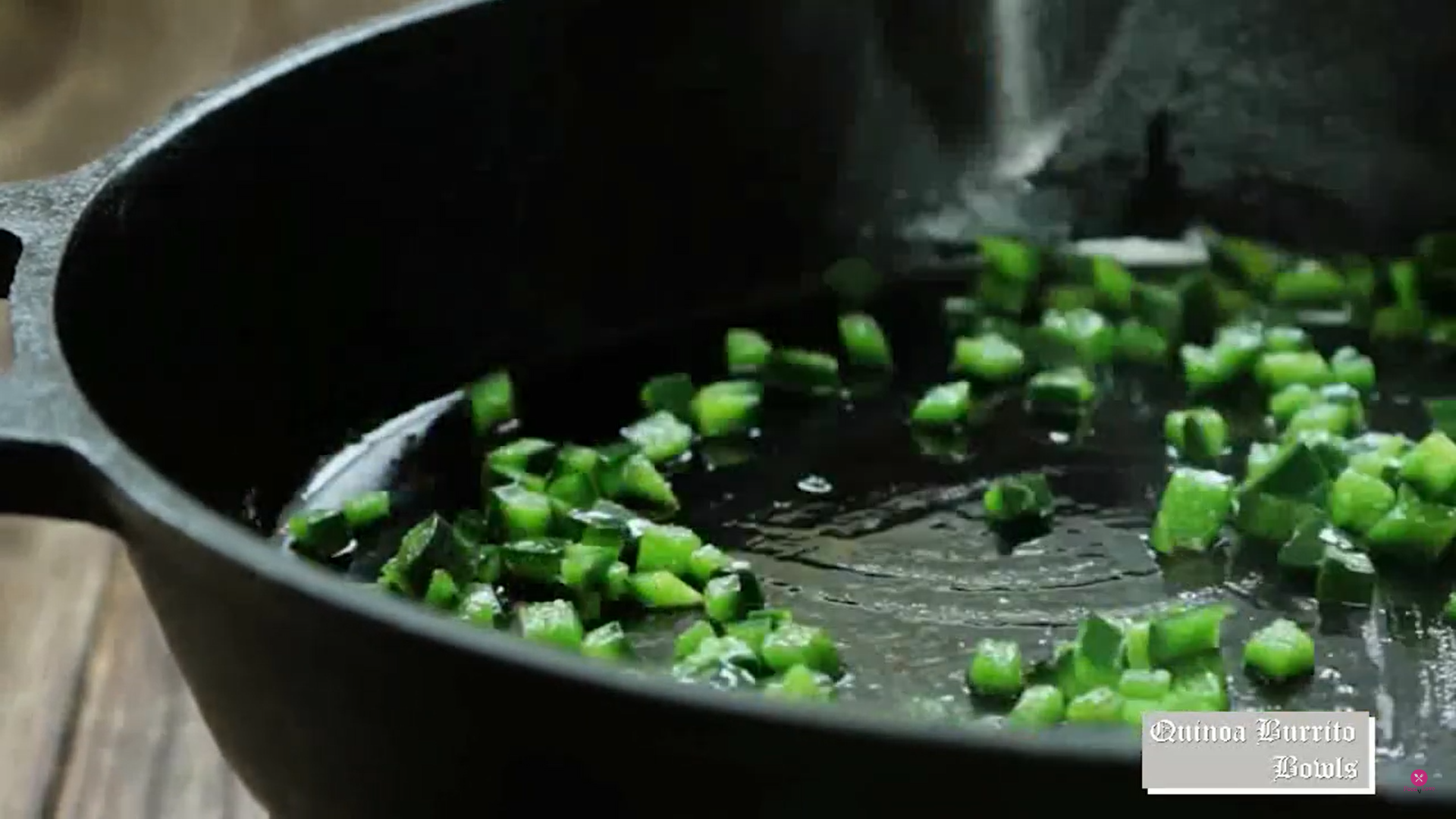 frying vegies